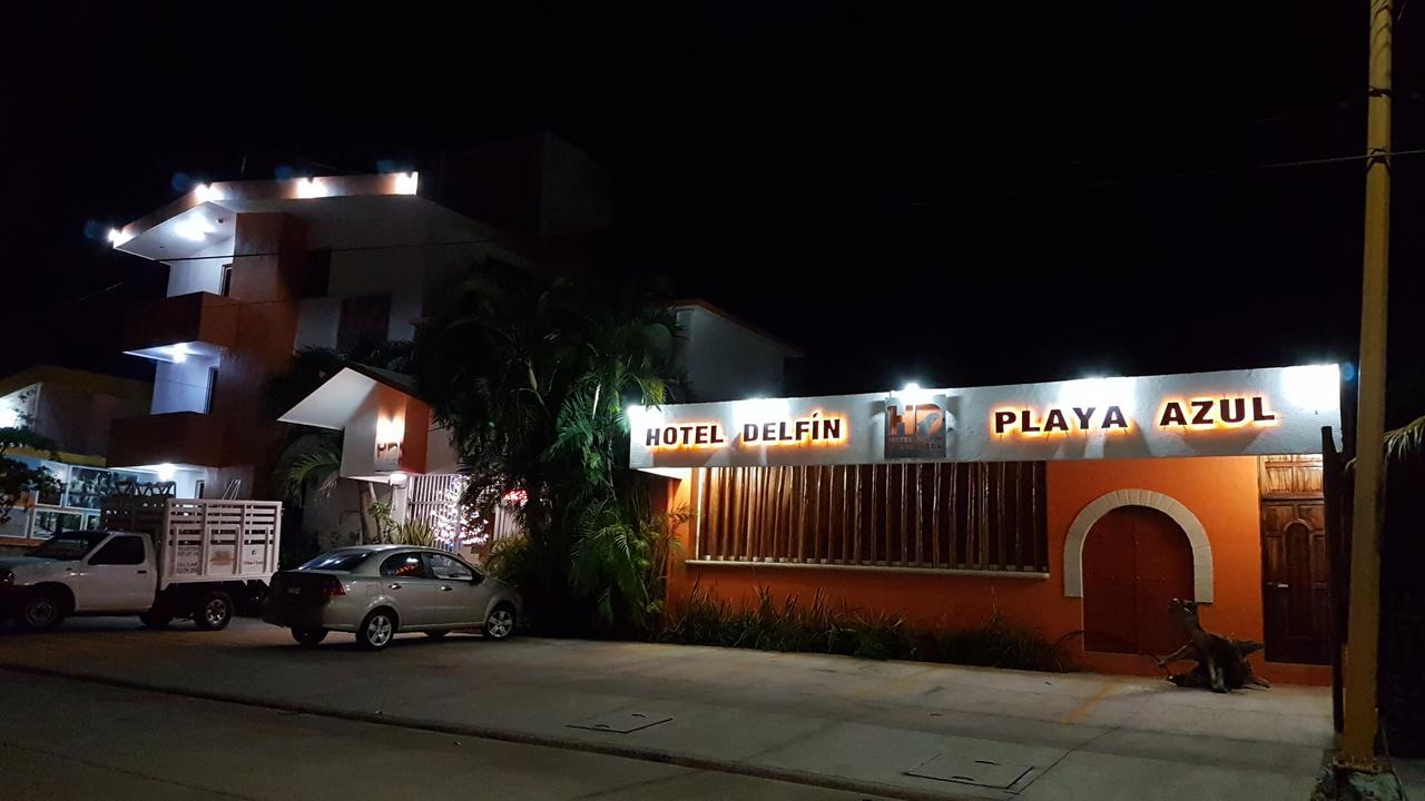 Hotel Delfin Playa Azul Lázaro Cárdenas Exteriér fotografie